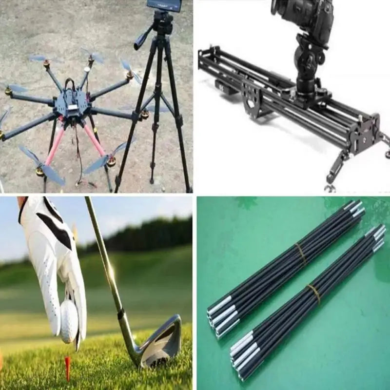 Solids Carbon Fiber Rod 1MM 2MM 3MM 4MM 5MM 6MM 7MM 8MM -18MM (250-500MM) Reinforcement Rod high strength light weight for DIY