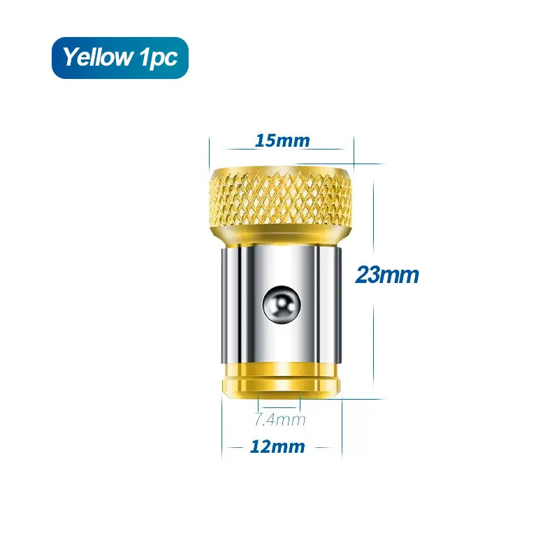 Magnetic Screw Ring Metal Bit Strong Magnetizer Ring Screw Magnetic Holders for 1/4 Inch/ 6.35 mm Screwdriver Powerful Bits - KiwisLove