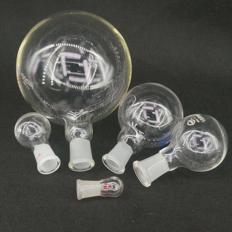 150/250/500/1000ml Joint 19/26 24/29 29/32 Borosilicate Glass Flask Round Bottom Single Short Neck Labware - KiwisLove