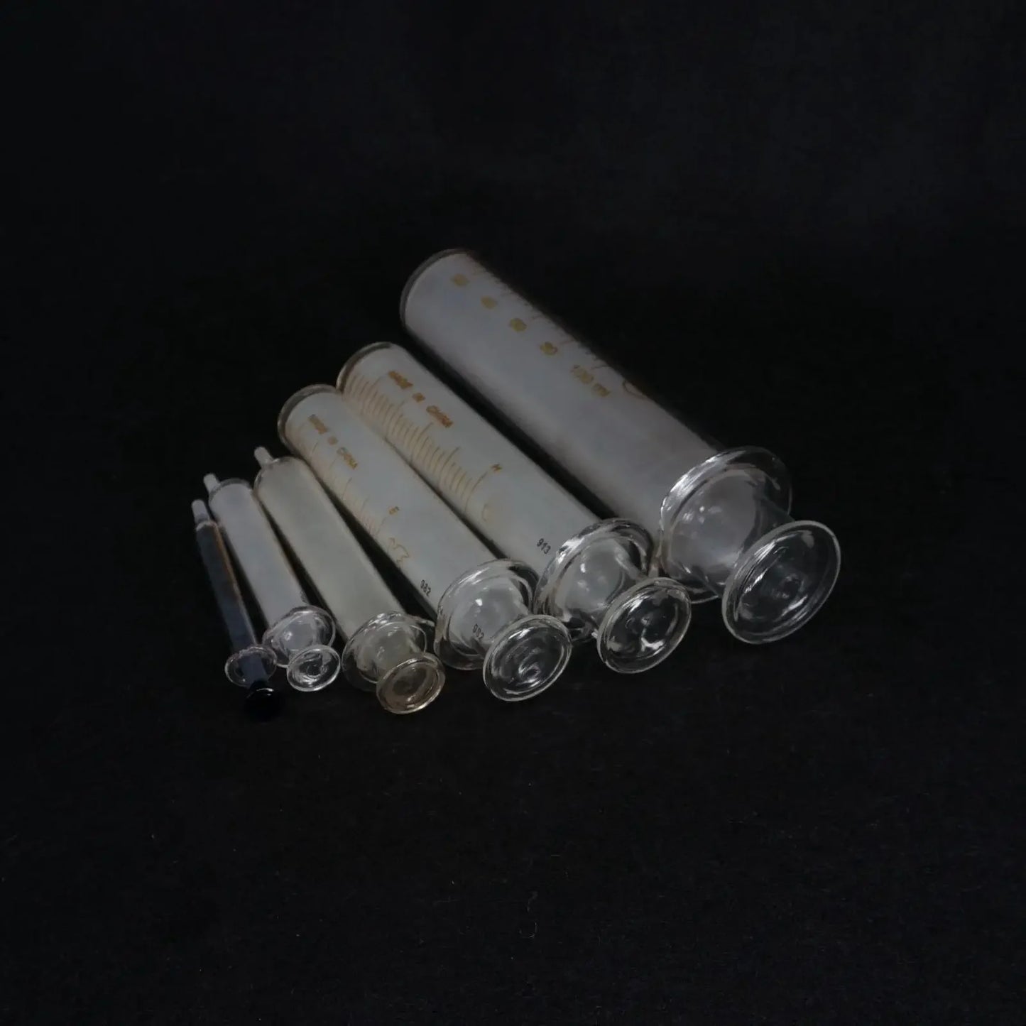 1/2//5/10/20/30/50/100ml Glass Syringe Injector Lab Sampler Standard Diameter Caliber Precision - KiwisLove