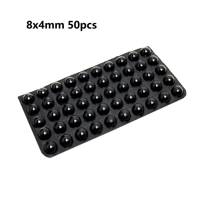 Strong Self-Adhesive Clear Door Stopper Rubber Damper Buffer Cabinet Bumpers Furniture Dots Cushion Protective Pads Tiny Bumpons