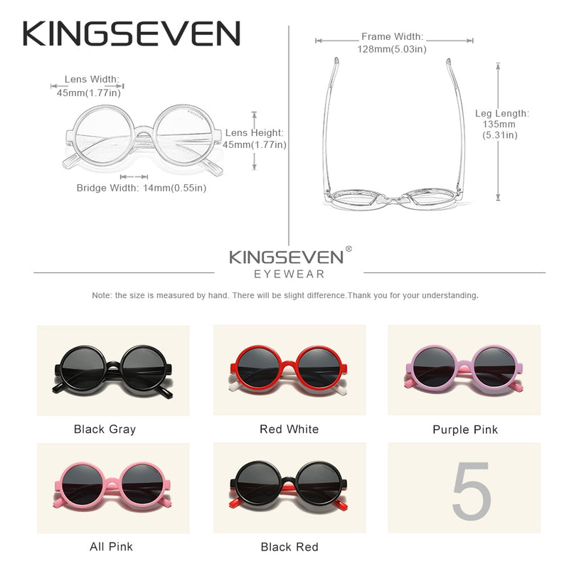 KINGSEVEN Design Children Sunglasses Girls Baby Boys Glasses Camouflage Sun Glasses For Boys Gafas De Sol UV400 - KiwisLove