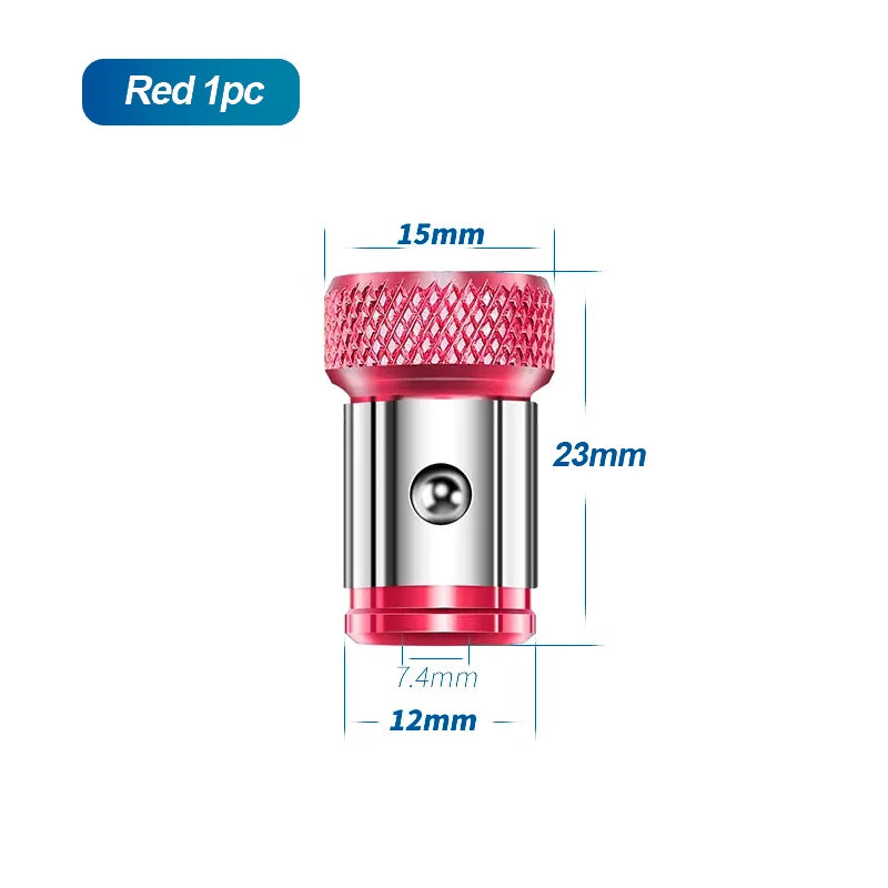 Magnetic Screw Ring Metal Bit Strong Magnetizer Ring Screw Magnetic Holders for 1/4 Inch/ 6.35 mm Screwdriver Powerful Bits - KiwisLove