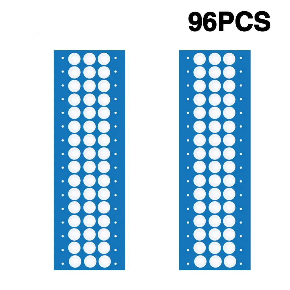 48/96PCS ID-20mm Synthetic Filter Adhesive Sticker Waterproof Adhesive Patch Breathable Membrane for Garden Mushroom Cultivation