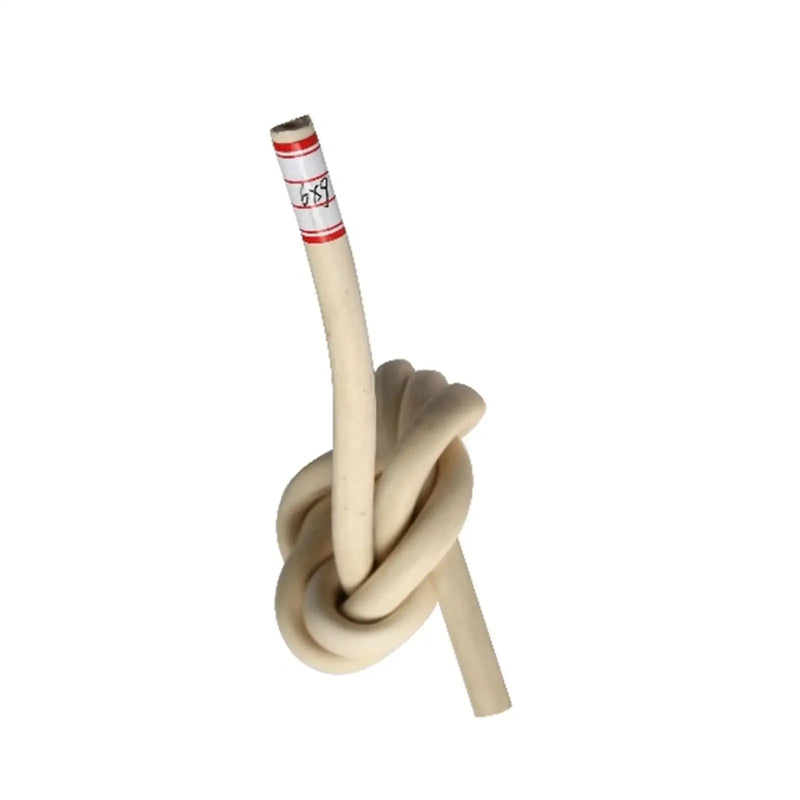 4/5/6/8/10/12/16/19mm Inner Diameter White Rubber Tube Elastic Vacuum Latex Lab - KiwisLove