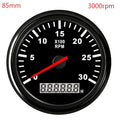 Universal 85mm Boat Tachometer Marine Tacho Meter Gauge LCD Hourmeter 6000RPM 8000 RPM Meter Car tacometro Toerenteller 12V/24V - KiwisLove