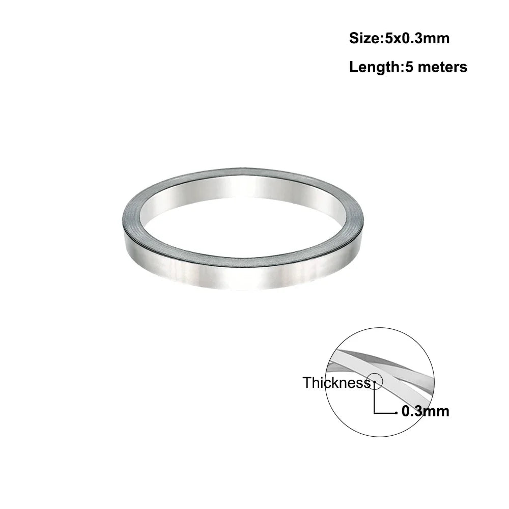 5m Nichrome Flat Heater Wire For Heating Elements Strip Accessories of Vacuum Sealing Packaging Machine Heating Sealer Parts