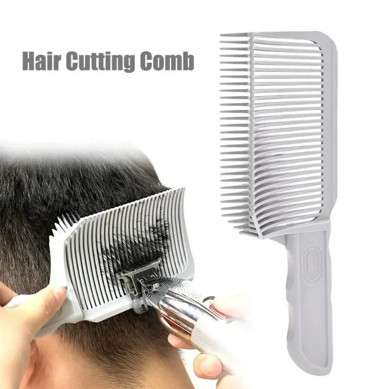 1pcs Hair Combs Blending Fades Comb Men Styling Arc Flat Comb Supplies Utility  Positioning Get A Haircut Styling Tools