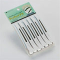 6Pcs Professional Hairdressing Salon Hairpins Black Plastic Single Prong DIY Alligator Hair Clip Hair Care Styling Tools