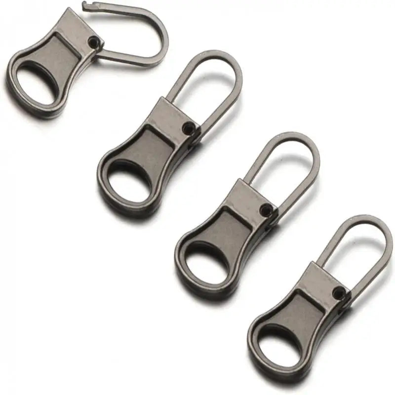 4-20PCSMetal Zip Puller Replacement Tab Zipper Sliders Head Zipper Head Detachable Backpacks Purses Repair Sewing Accessories