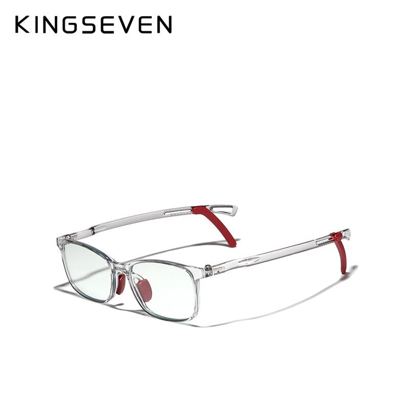 KINGSEVEN Children's Anti Blue Ray Light Blocking Glasses UV400 Optics Glasses Frame For Computer Radiation Protection Lens - KiwisLove