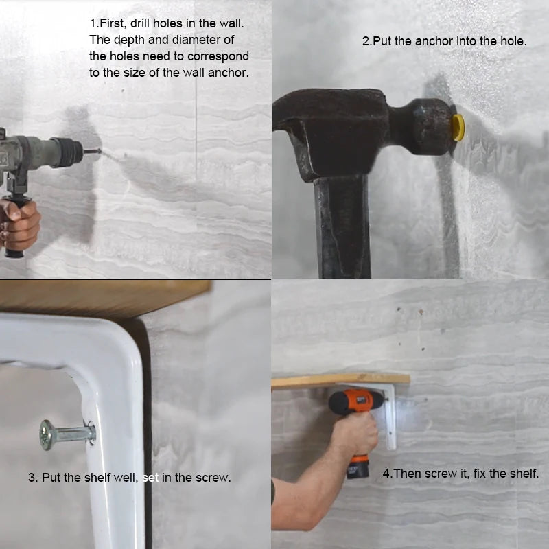 482pcs/set Plastic Expansion Drywall Anchor Set with Self Tapping Screw M3.5 M4.2 M5 M6 Wall Anchor Expansion Tube