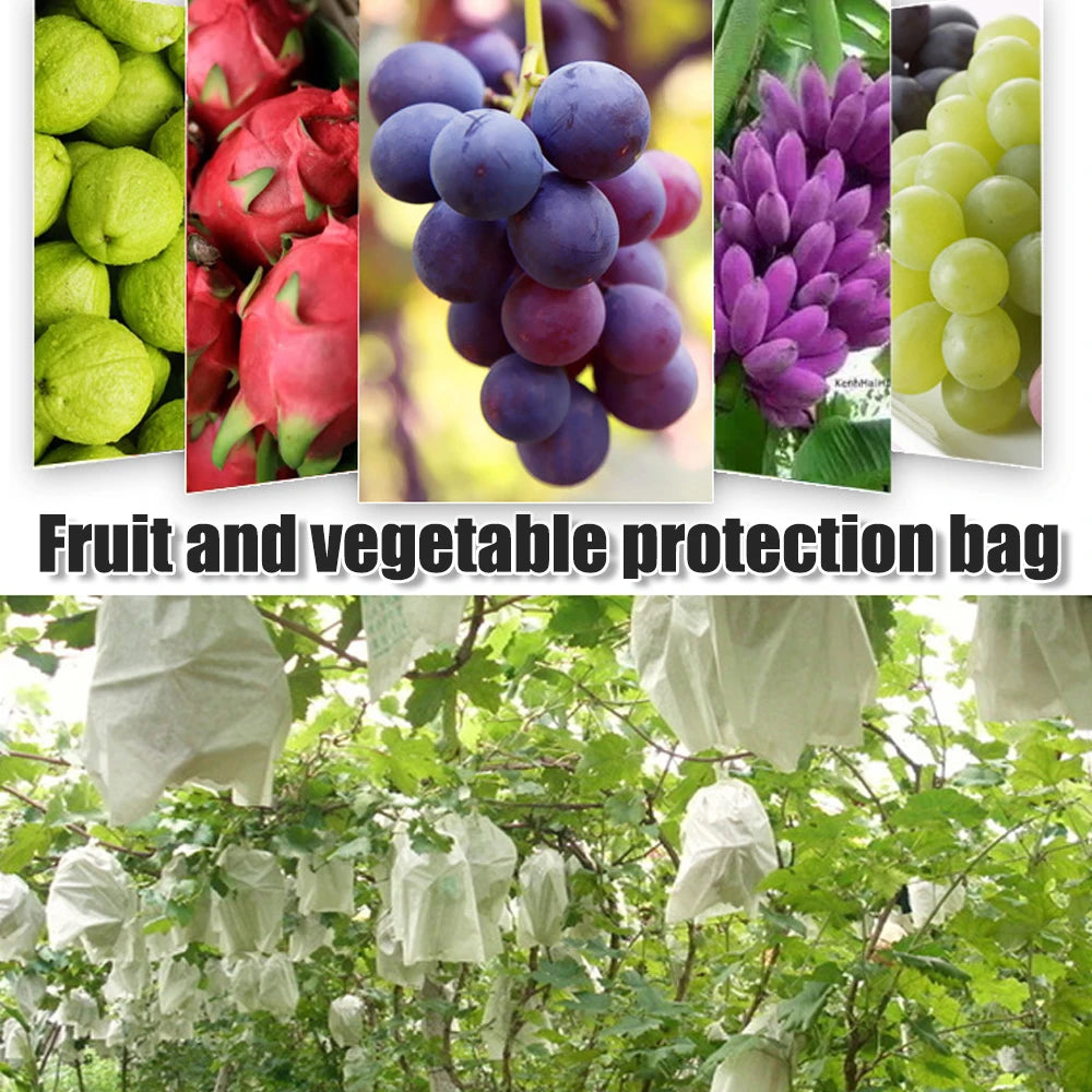 20/30pcs Garden Fruit Protection Bag Grapes Non Woven Pack For Protecting Plant Pocket Reusable Pest-proof And Bird Agricultural