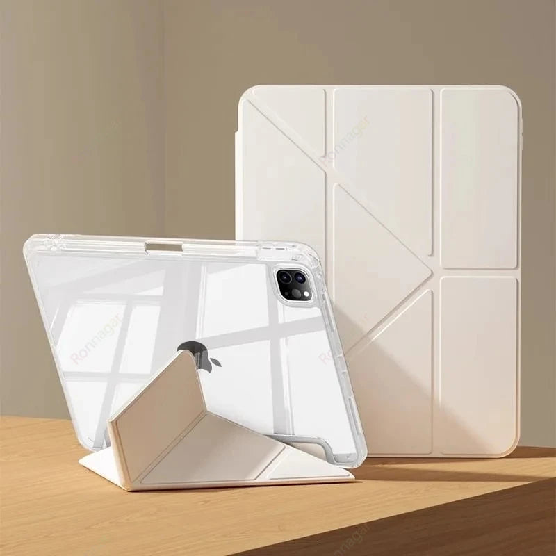 Y-Standing Case for iPad (A16) 11th 10th Gen Case 11 Inch 2025 for iPad Air11 13'' M3 M2 Pro11 12.9'' 13'' M5 M4 Case Sleep Wake