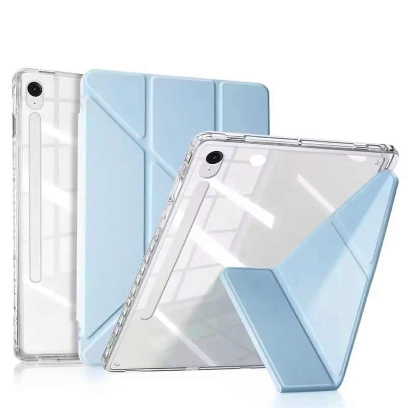 Y-Fold Smart Case for Samsung Galaxy Tab S11 11 inch 2025 S10lite Funda Case 5G SM-X730/X736 S10 S9 S7 FE S8 plus 12.4'' 13.1''