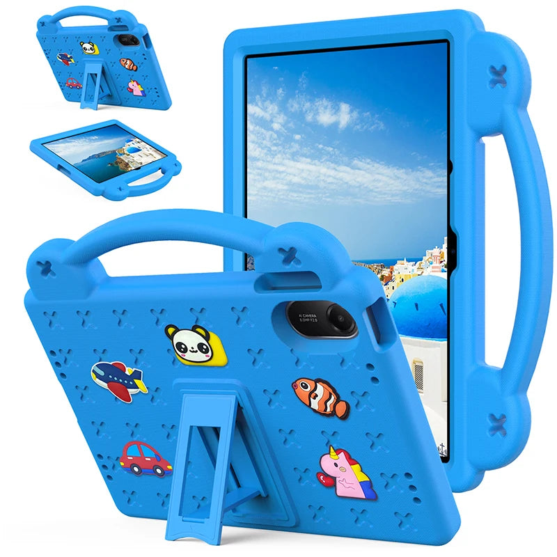 EVA Bear Case for Xiaomi Redmi Pad 2 2025 11inch Tablet Case Kids Friendly Shockproof Stand Protective Case for Redmi Pad 2 11"