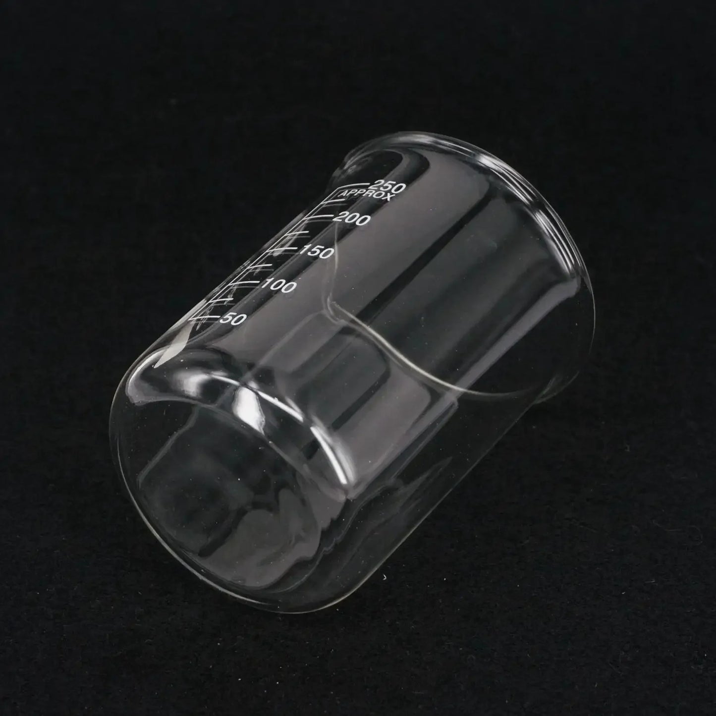 250ml Low Form Beaker Chemistry Laboratory Borosilicate Glass 3.3 Transparent Beaker Thickened with spout - KiwisLove