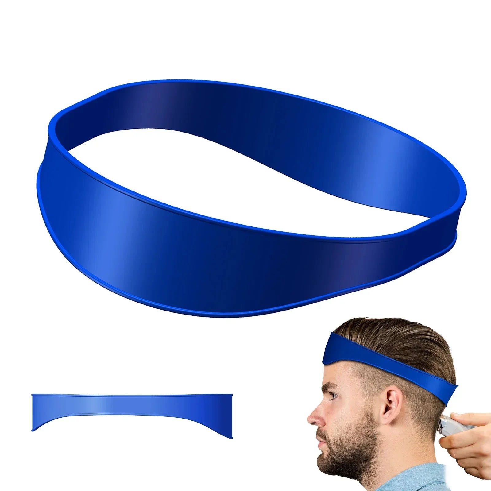 Hair Trimming Ruler Neckline Guide Shaping Styling Beard Template Comb Neck Back Styler Men Neck Shaping Ruler Tools for Barber - KiwisLove