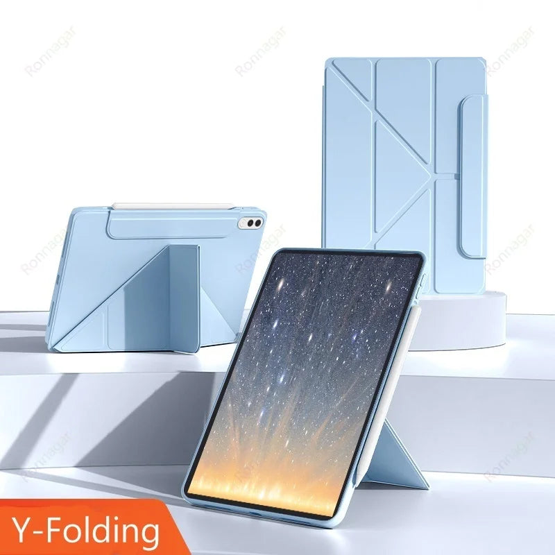 Y-Folding Case For Lenovo Xiaoxin Pad Pro GT 11.1inch 2025 PU Leaher Flip Funda for Xiaoxin Pad Pro GT 11.1'' TB710FU Stand Case