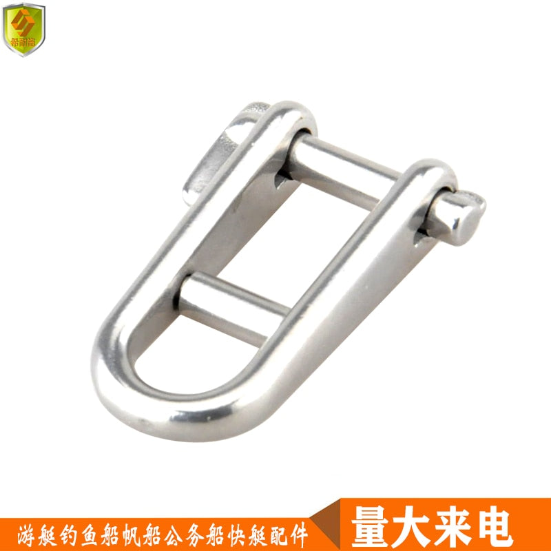 HQ YC01 Stainless Steel 316 Marine Grade Dee Anchor Shackle with Stud and Safety Lock - KiwisLove