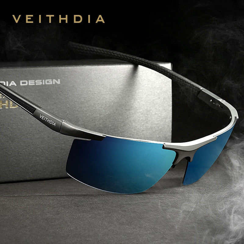 VEITHDIA Aluminum Magnesium Men's Sunglasses Polarized UV400 Coating Mirror Sun Glasses Outdoor Male Eyewear Accessories 6588 - KiwisLove