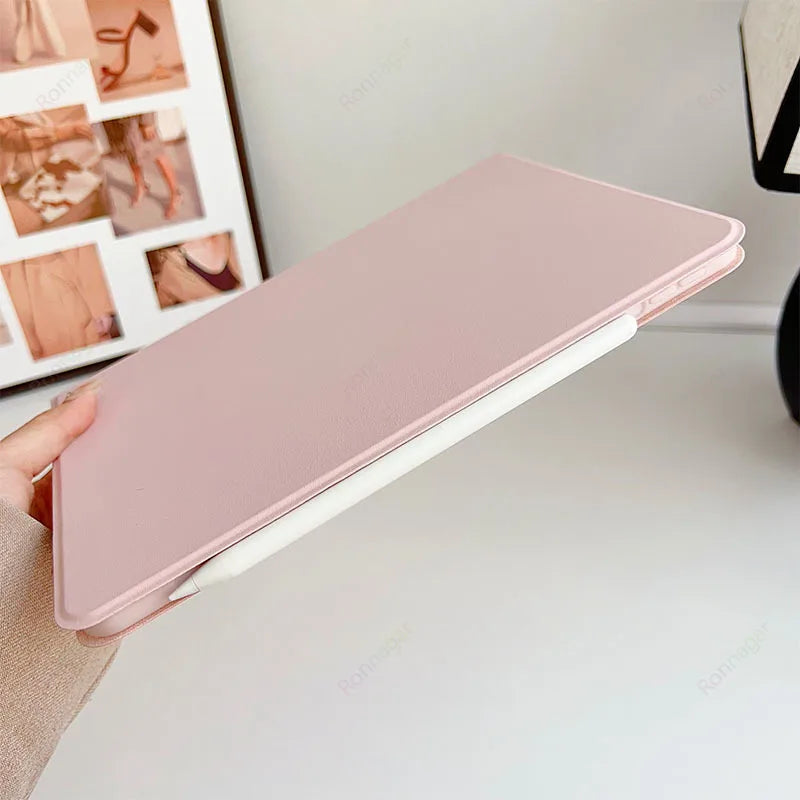 For iPad A16 11th 10 10th 9 9th Generation iPad Air11 13 M2 M3 2025 2024 Case Pro 11 12.9 13 inch 10.2 9.7 2017 2018 Stand Cover