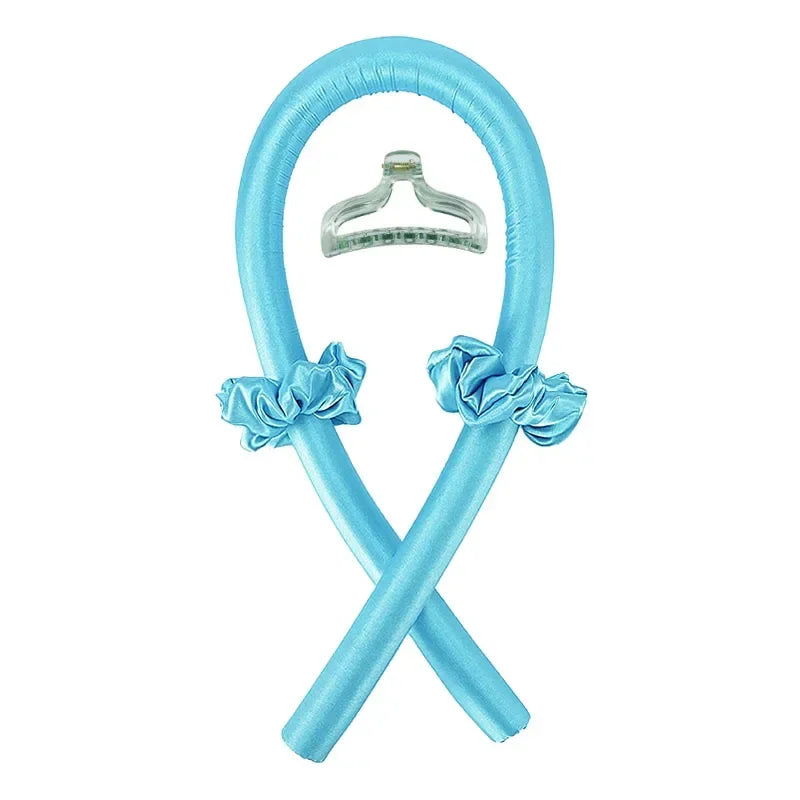 Heatless Curling Rod Headband No Heat Silk Curls Ribbon Hair Rollers Sleeping Soft Headband Lazy Hair Curlers Hair Styling Tools - KiwisLove