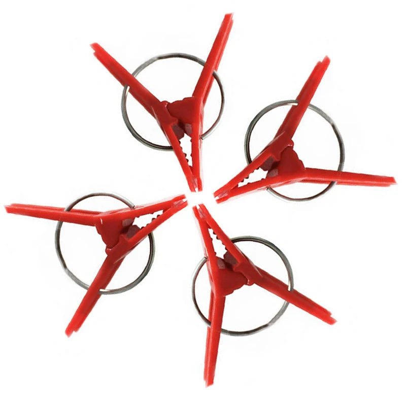 25-100PCS Plant Grafting Clip Plastic Gardening Tool For Cucumber Eggplant Watermelon, Round Mouth Flat Mouth Anti-fall Clamp
