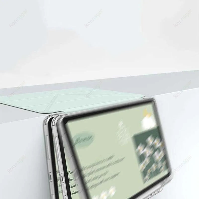 Y-fold Case for Xiaomi Pad 7 Pro/Pad 7 11.2 inch 2024 Redmi SE 11/ 8.7/ 12.1inch Pad 6 /6pro 11'' Mi Pad 5/5pro Clear back Shell