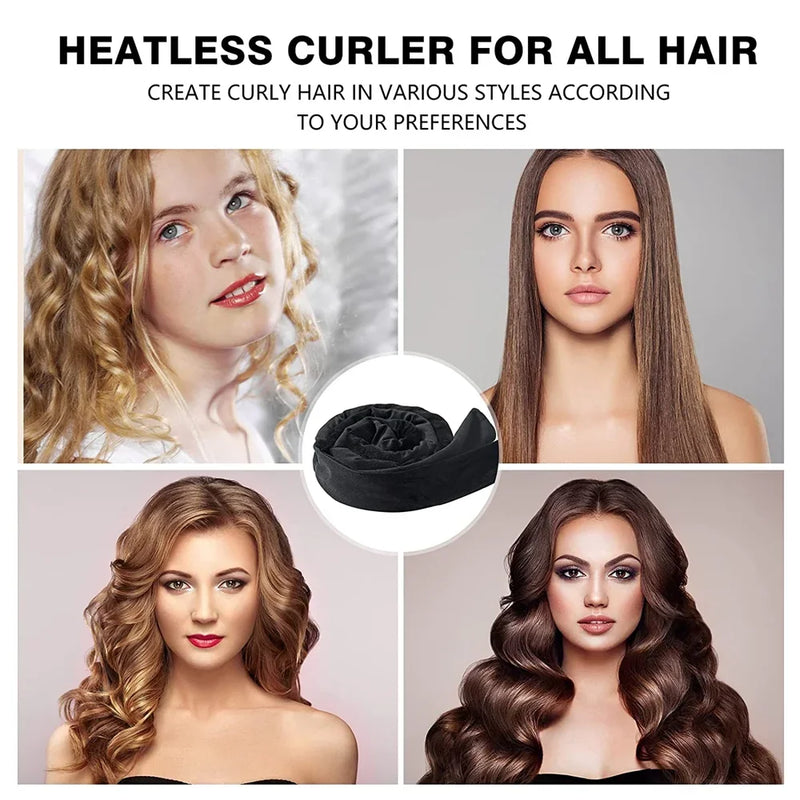 Wuwulk Heatless Curling Rod Headband No Heat Hair Curlers Silk Curls Lazy Hair Rollers Sleeping Soft Headband Hair Styling Tools - KiwisLove