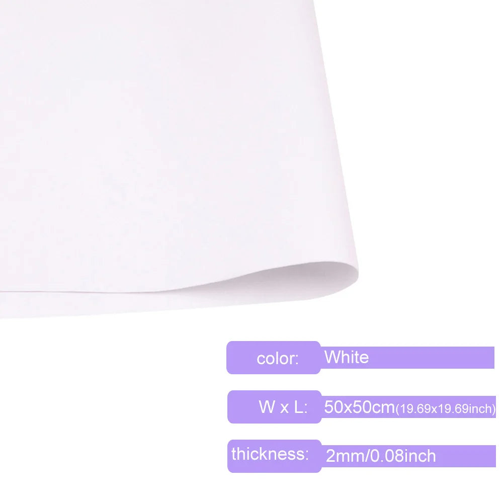 1 Pcs 2mm Colorful  EVA Foam Sheets 50x50cm, Colorful Craft Foam Paper for DIY, Cosplay, Scrapbooking, Arts & Crafts Projects