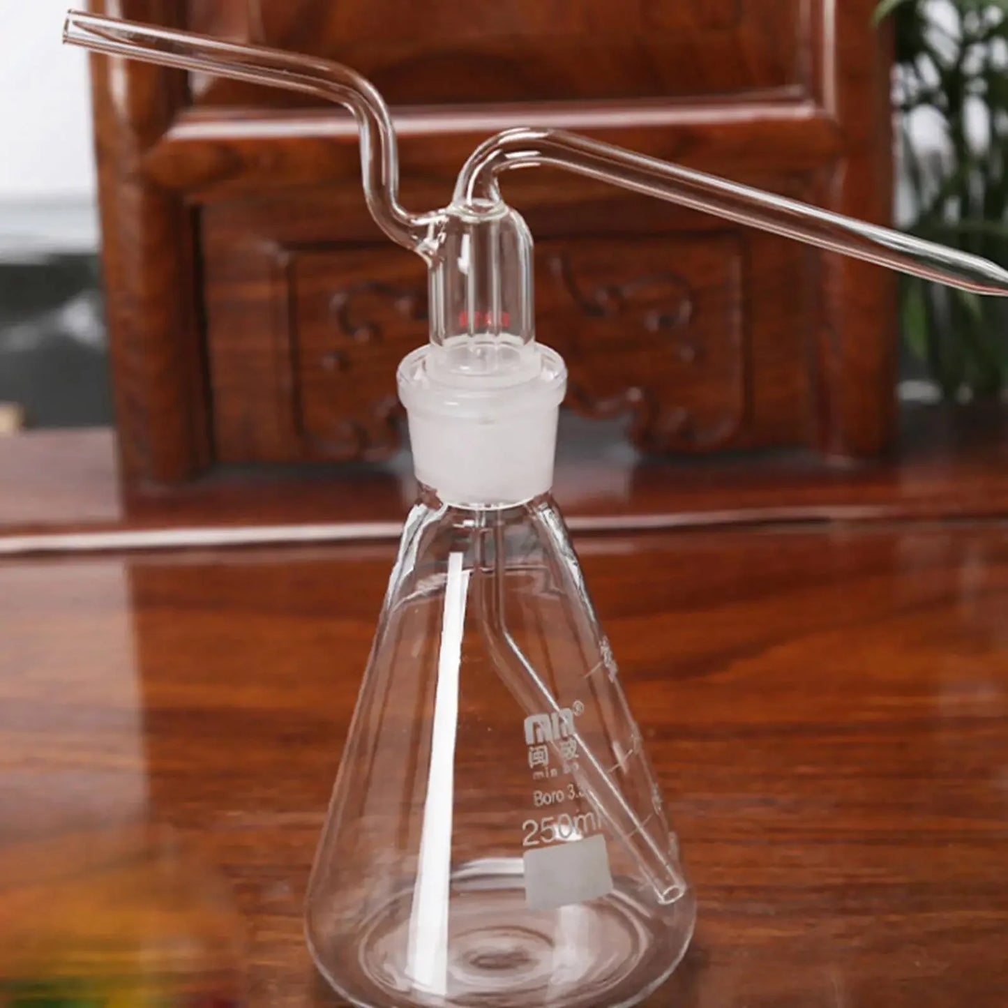 Capacity 250/500/1000ml Joint #24 #29 Borosilicate Glass Conical Washing Bottle Triangle Wash Bottle - KiwisLove