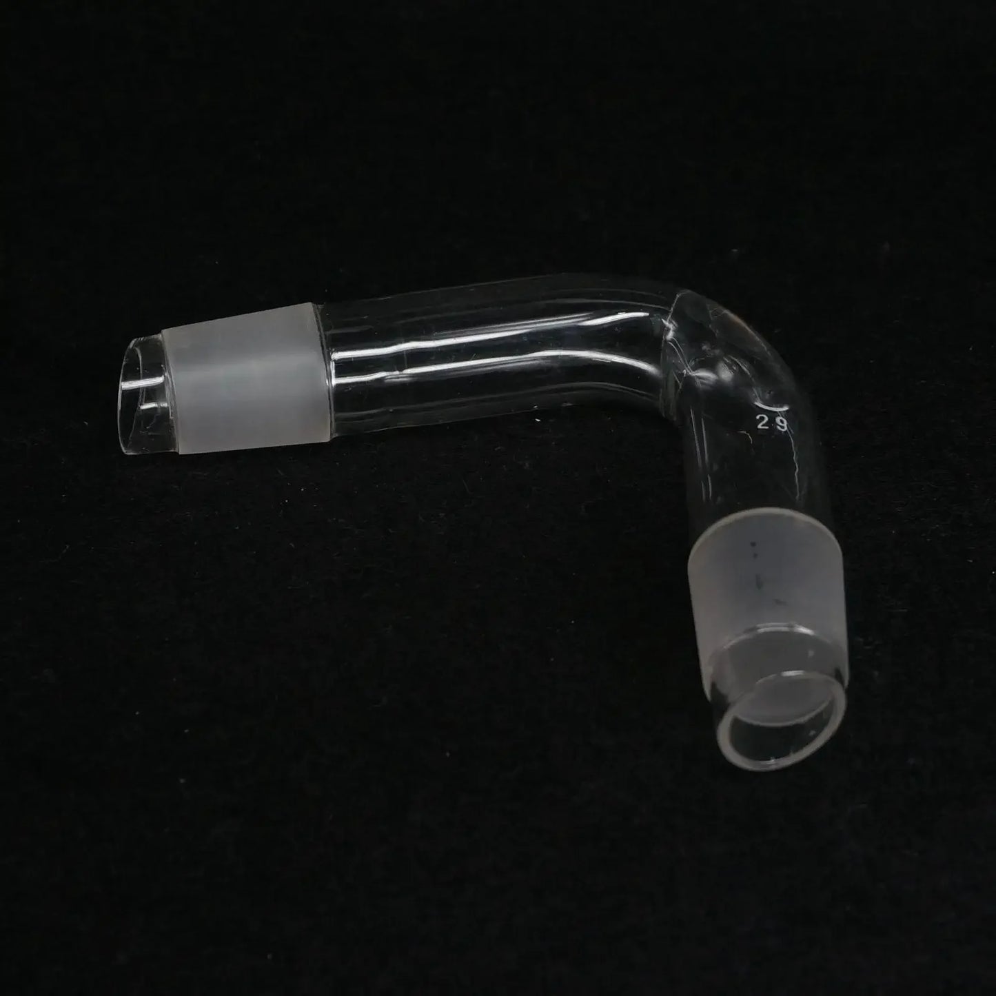 29/32 Stopper Glass Distillation Adapter Distilling Head 75 Degree Bend Labware - KiwisLove