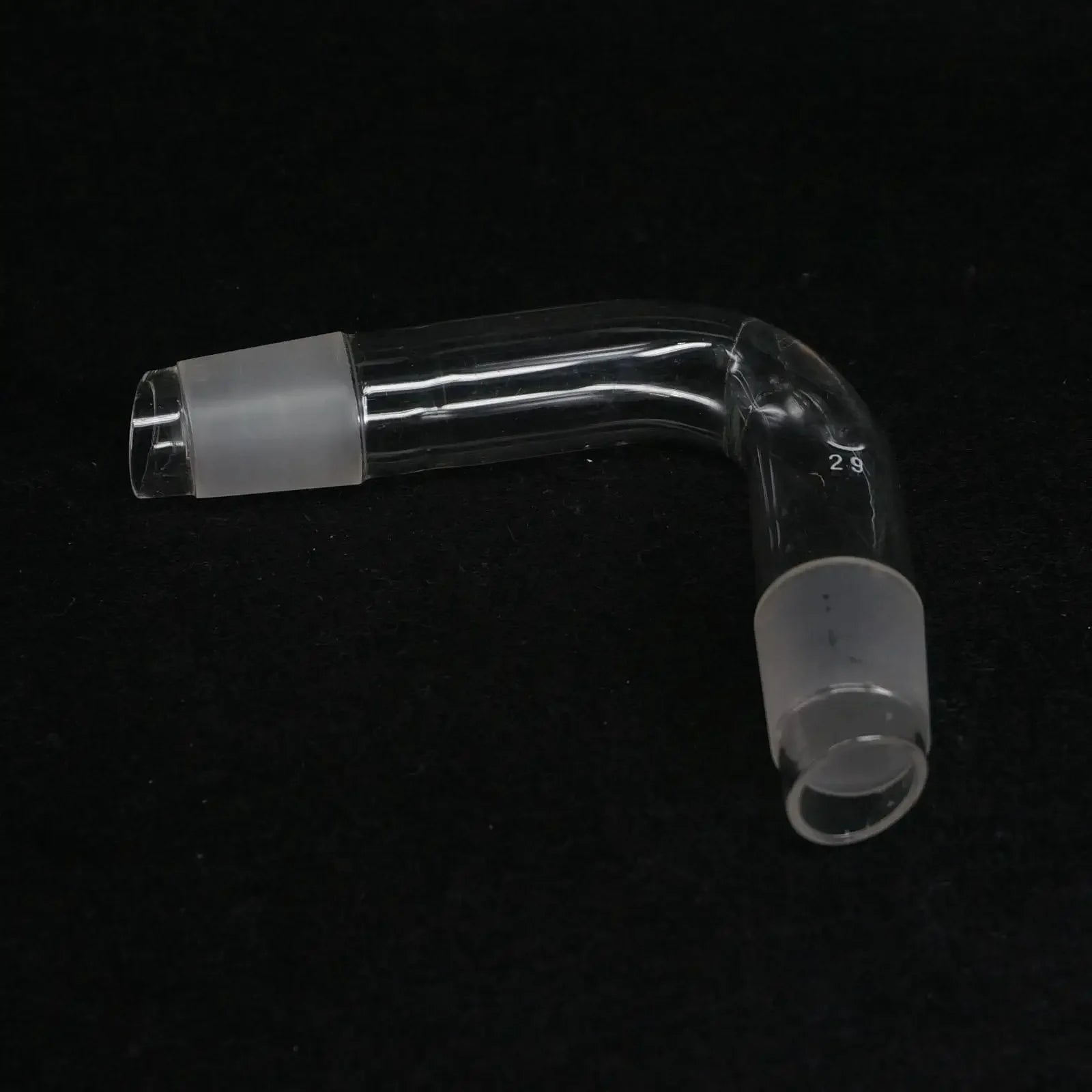 29/32 Stopper Glass Distillation Adapter Distilling Head 75 Degree Bend Labware - KiwisLove