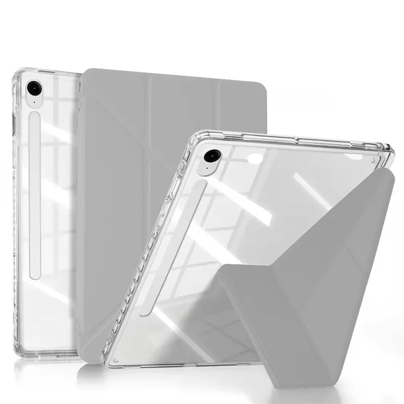 Y-Fold Smart Case for Samsung Galaxy Tab S11 11 inch 2025 S10lite Funda Case 5G SM-X730/X736 S10 S9 S7 FE S8 plus 12.4'' 13.1''