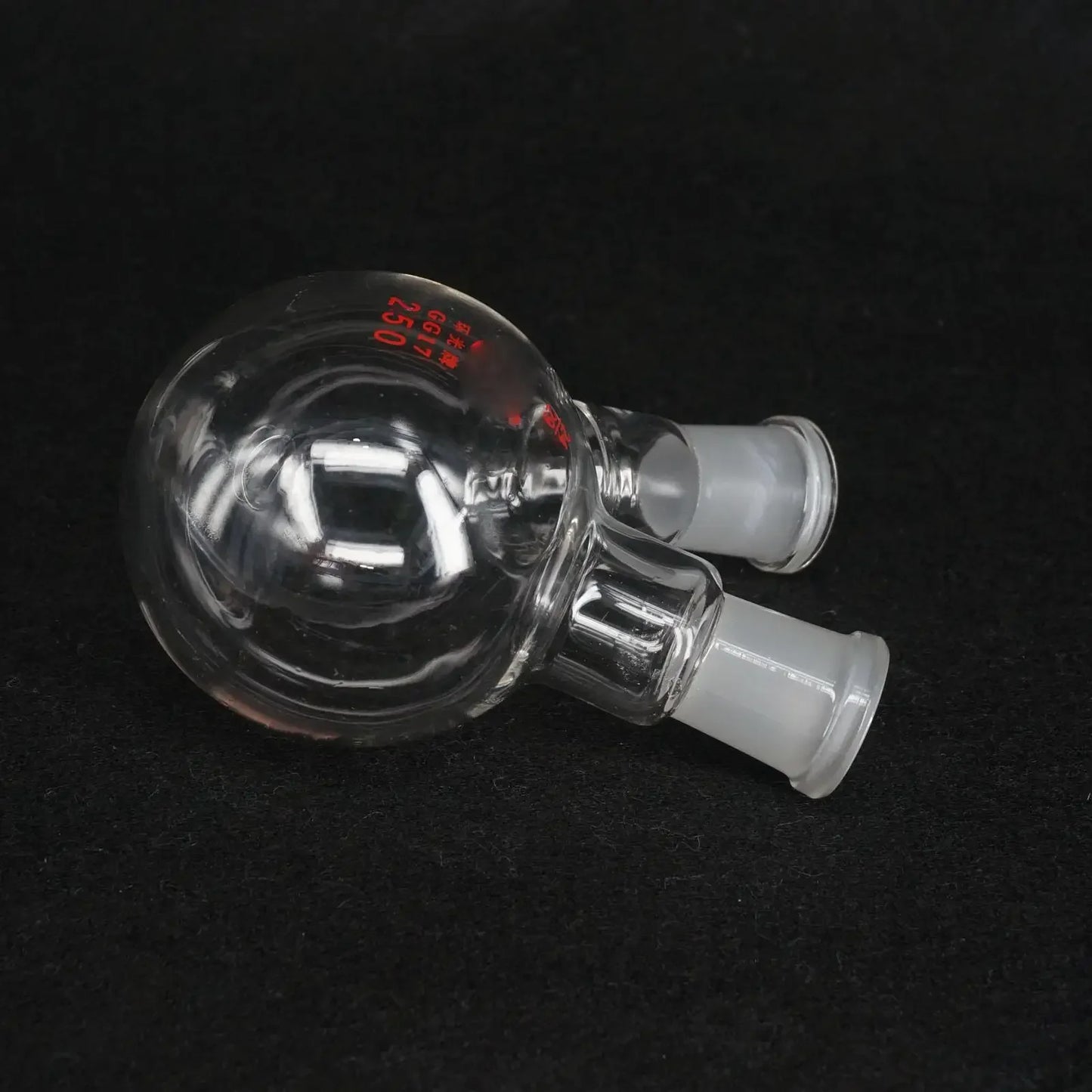 250ml 24/24# Central/Branch Joint 2-neck Round Bottom Lab Glass Boiling Flask - KiwisLove