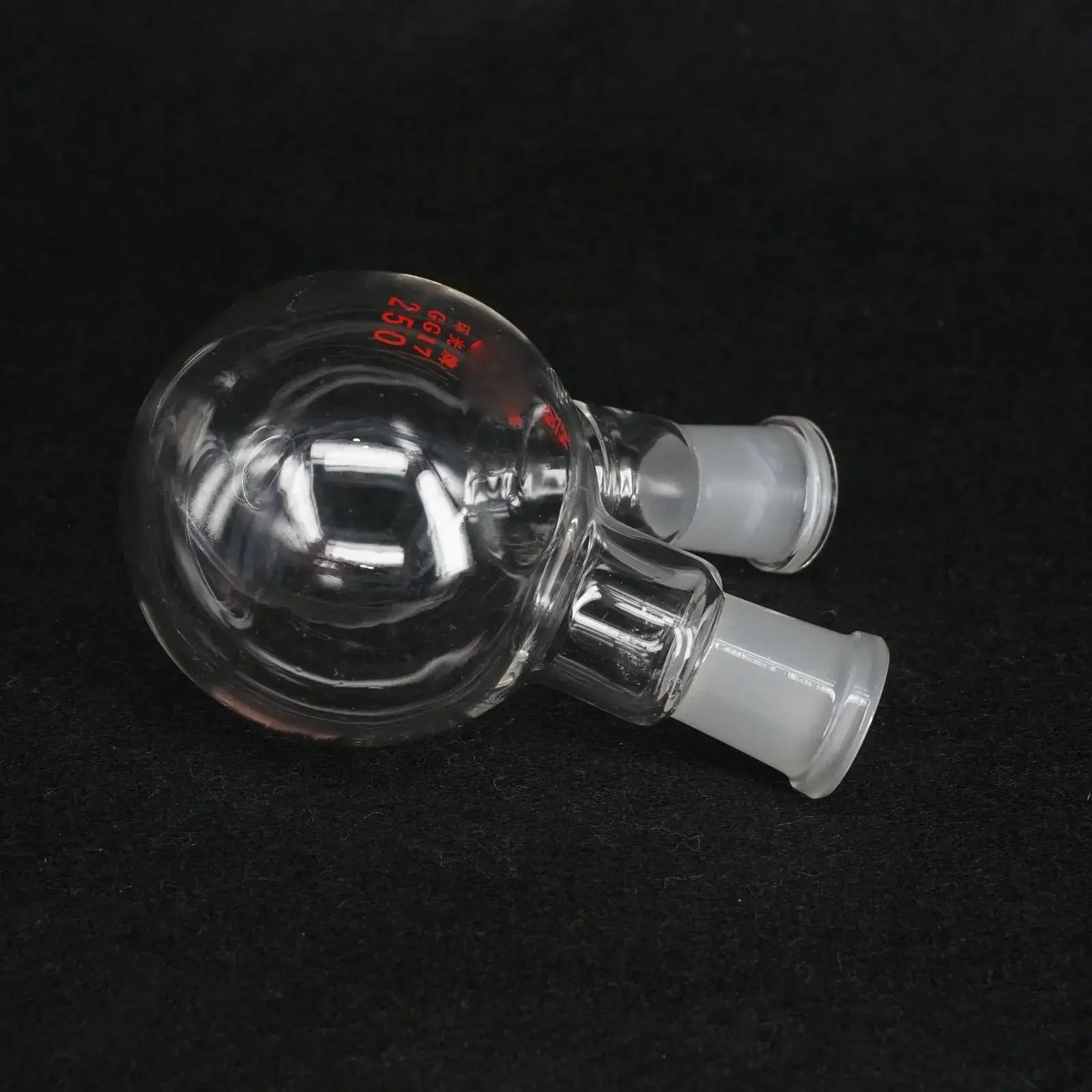 250ml 24/24# Central/Branch Joint 2-neck Round Bottom Lab Glass Boiling Flask - KiwisLove