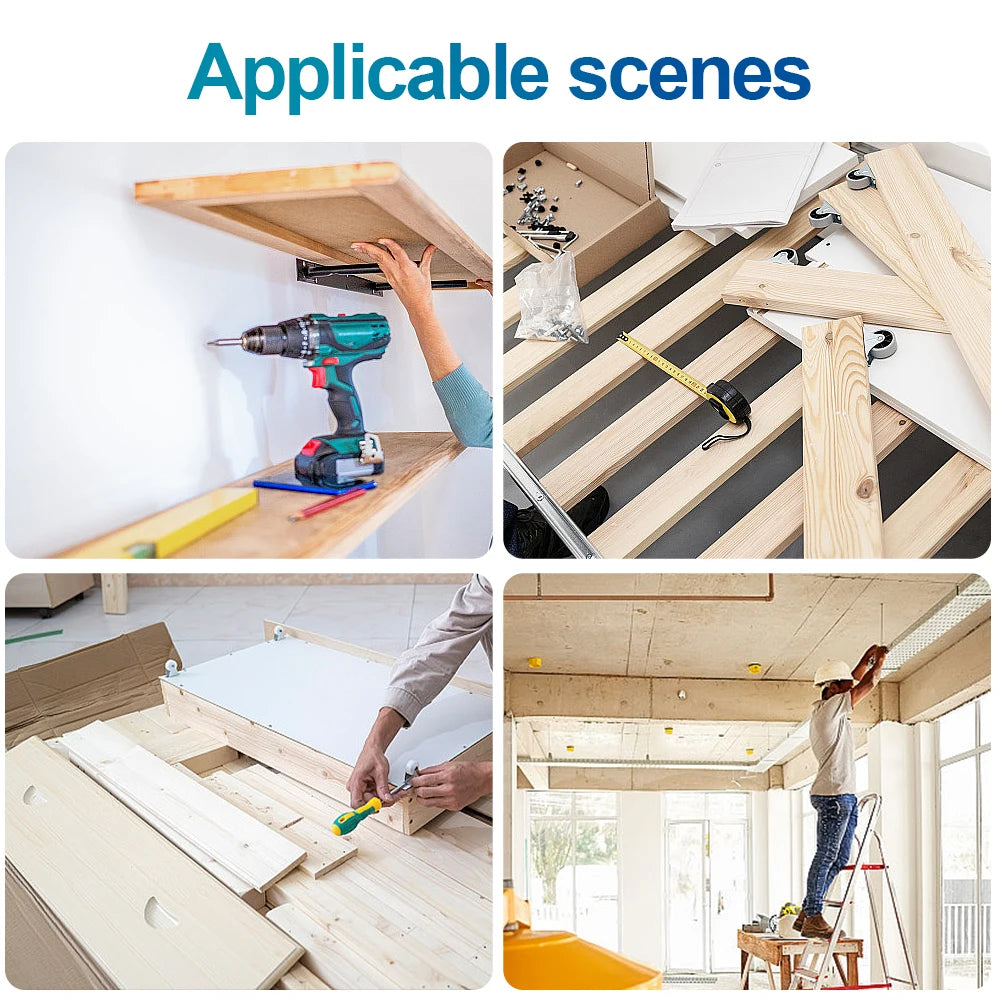 NINDEJIN Flat Head Hex Socket Furniture Bolts M6 M8 Color-zinc Steel Hexagon Furniture Screw Connector Fastener for Cabinet