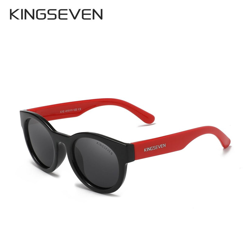 KINGSEVEN Square Polarized Kids Sunglasses Safety Children Sun Glasses Lightly Fashion Boys Girls Shades Eyewear UV400 - KiwisLove