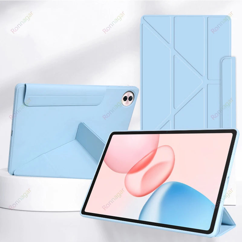 Y-Folding Case for Honor Pad X7 Case 8.7 inch Smart Fold PU Leather Stand for Honor Pad X 7 2025 Funda Case 8.7" Sleep Wake up