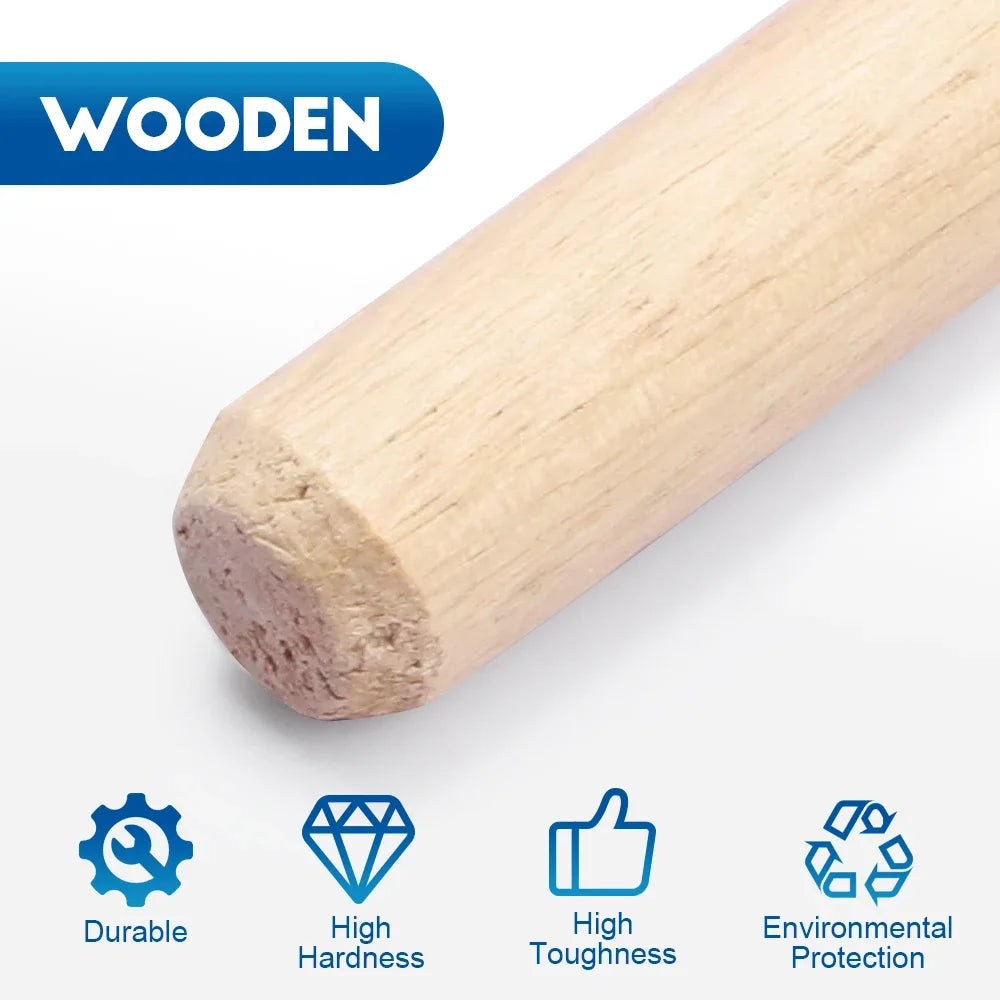 NINDEJIN 20/50pcs Wooden Dowel Pins M5 M6 M8 M10 M12 Straight Groove Wood Dowels Rods for Crafts Furniture DIY Manual