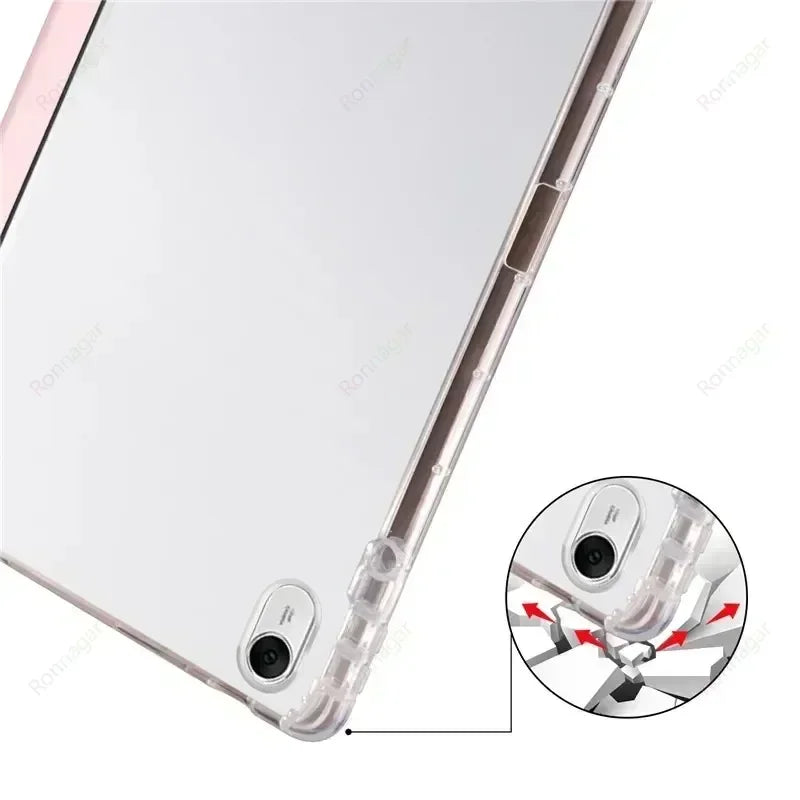 With Pencil Holder Case for Huawei MatePad SE 11 2024 Case Magnet Tablet Case Funda For Huawei MatePad SE 11 inch Silicone Cover