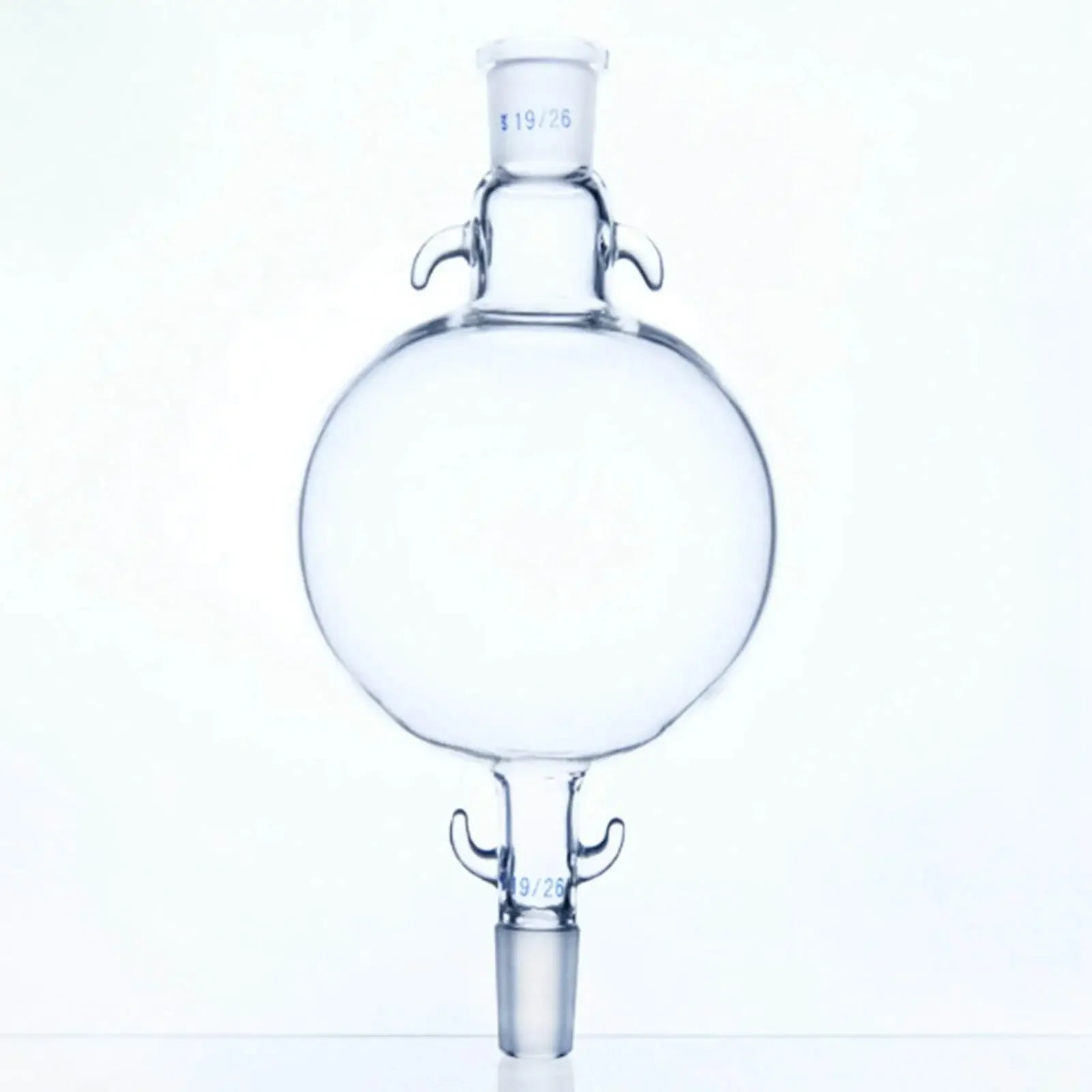 Capacity 100/250/500/1000ml Joint #19 #24 Borosilicate Glass Chromatography Solvent Reservoir Ball Glass Bottle Lab - KiwisLove
