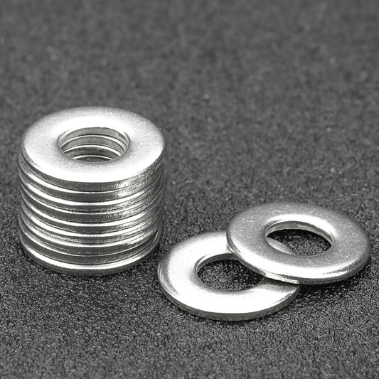 NINDEJIN Flat Washer M2 M2.5 M3 M4 M5 M6 M8 M10 M12 M14 M16 M18 M20 M22 M27 Stainless Steel Washers Plain Washer Gaskets DIN125 - KiwisLove