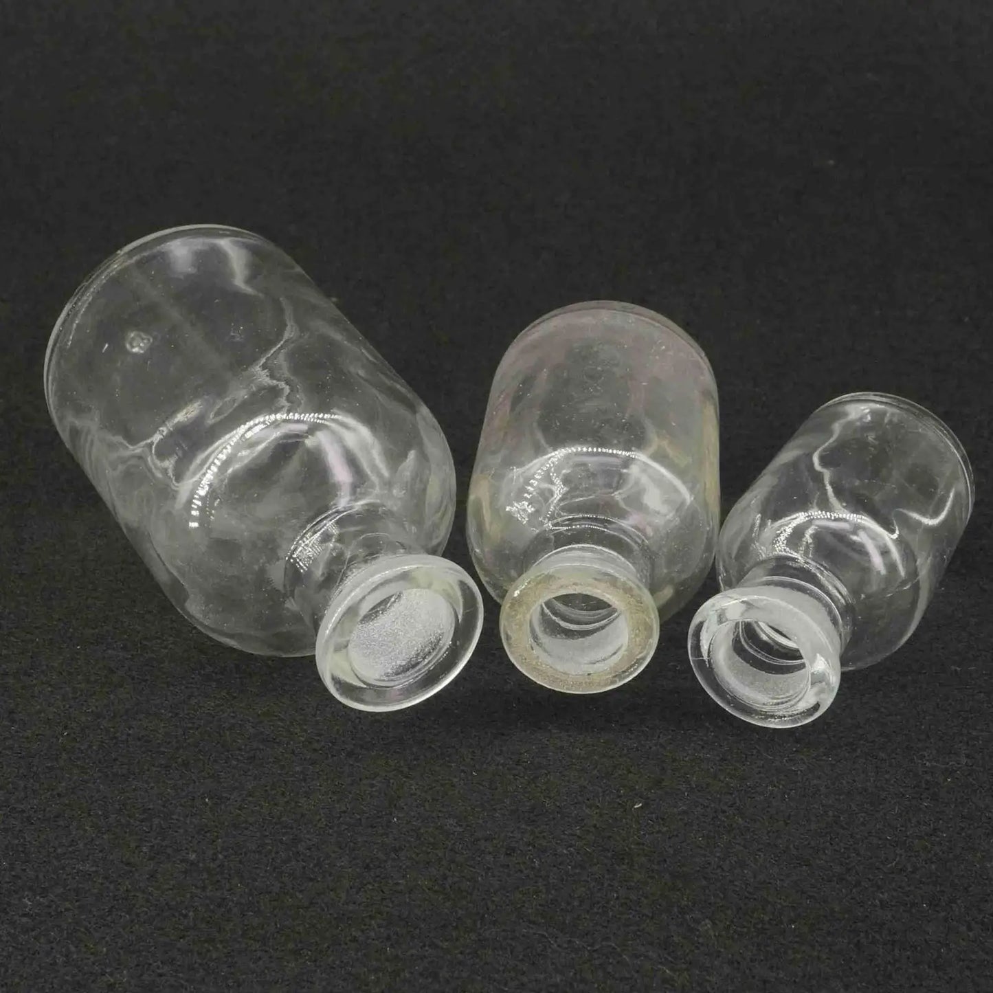 Clear Glass Dropping Bottle Pipette 30/60/125ML With Ground Glass Stopper and Dropper - KiwisLove