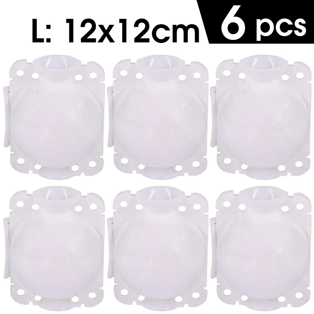 6pcs Strong Plastic Tree Root Grow Box Grafting Tool Rooting Ball Reusable High Pressure Air Layering Tree Rooter Propagator
