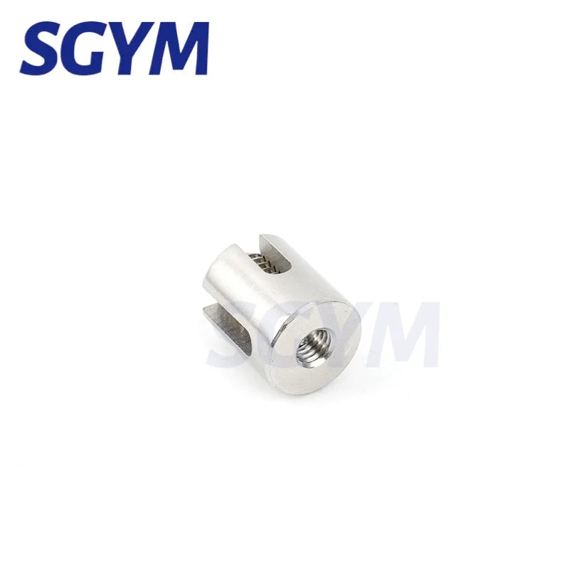 2PCS 316 Stainless Steel Wire Rope Trellis Systems Green Wall Cross Clip Rope Clamp 2mm/3mm/4mm/5mm/6mm
