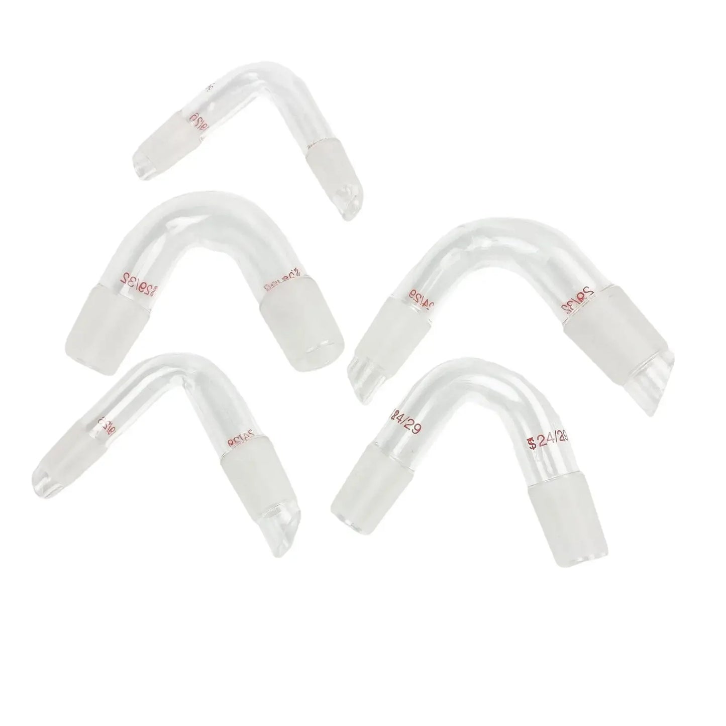 #14 #19 #24 #29 #34 Joint Equal Reduce Borosilicate Glass Distillation Adapter Distilling Head 75 Degree Bend Lab ware - KiwisLove