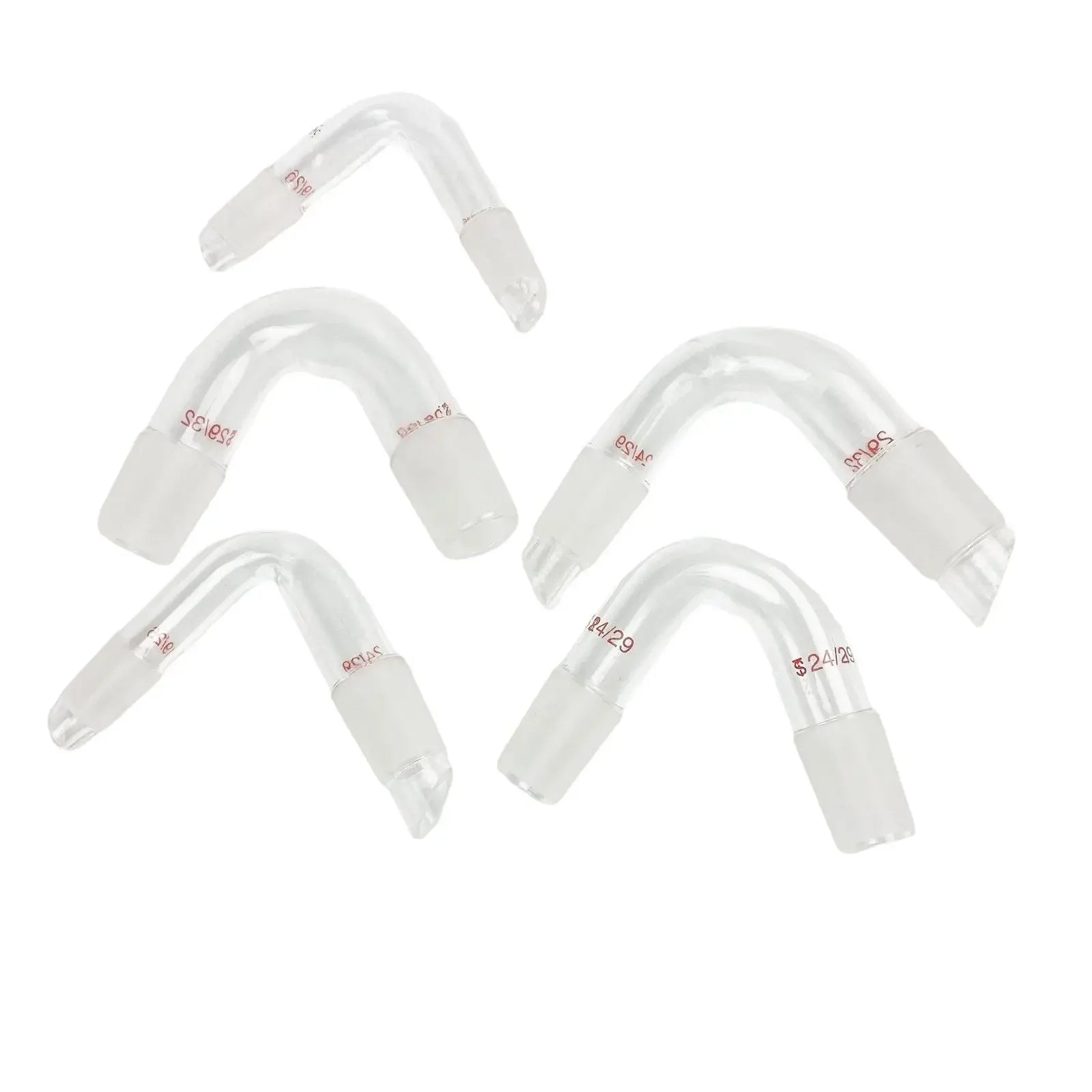 #14 #19 #24 #29 #34 Joint Equal Reduce Borosilicate Glass Distillation Adapter Distilling Head 75 Degree Bend Lab ware - KiwisLove