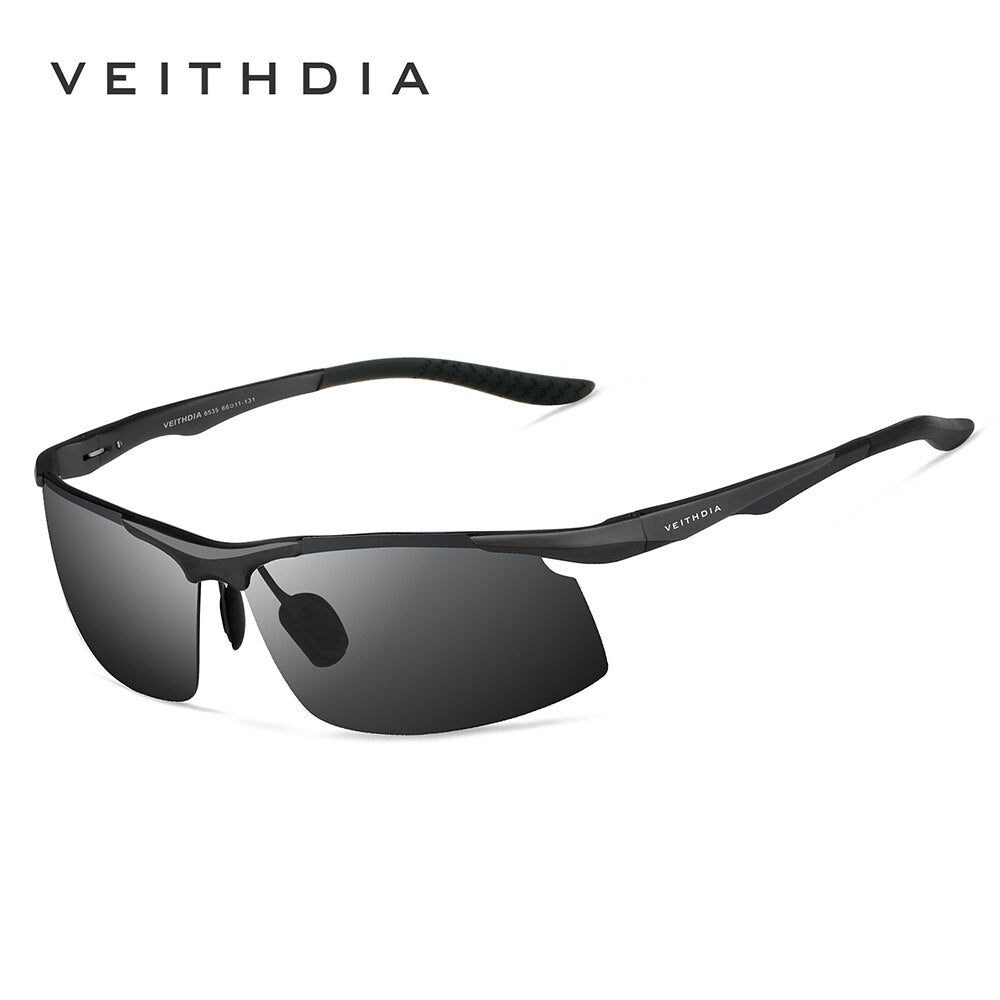 VEITHDIA Brand Sunglasses Aluminum Men Polarized UV400 Lens Rimless Driving Fishing Sun Glasses Sports Eyewear For Male V6535 - KiwisLove
